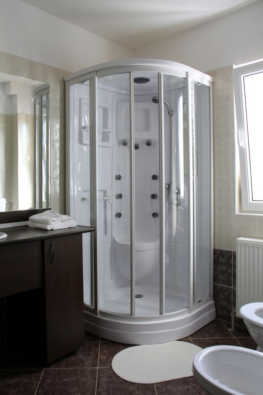 Contemporary Walk-In Shower